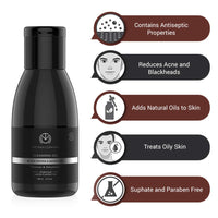 The Man Company Charcoal Kit Set Of 6 - Body Wash, Shampoo, Face Scrub, Face Wash, Cleansing Gel, Soap | Best Gift for Men | Combo Set for Husband, Boyfriend