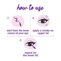 Plum Naturstudio All-Day-Wear Kohl Kajal, Matte Finish Black Brilliance With Free Sharpener, Smudge-Proof, Waterproof, 2-In-1 Eyeliner + Kajal Makeup, 1.2G (Pack of 2)