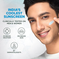 Garnier Super UV Cooling Watergel Sunscreen SPF50 PA++++ | Instant Cooling & 8-hr freshness | lightweight gel, no white cast, suitable for oily, dry, sensitive & combination skin, for men & women,60ml