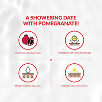 Olivia Body Wash, Skin Energizing Shower Gel With Juicy Pomegranate 250Ml - Free From Paraben, Silicone, Harmful Chemicals