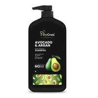 TryOnes Avocado Frizz Control Shampoo | For Curly, Wavy, Frizzy Hair | Reduces Frizz, Retains Moisture, Conditions Strands | 1000 ml