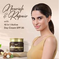 WOW Skin Science 10-in-1 Active Day Cream with SPF 20 - Nourishing & Repairing Care - No Paraben & Mineral Oil - 50 ml