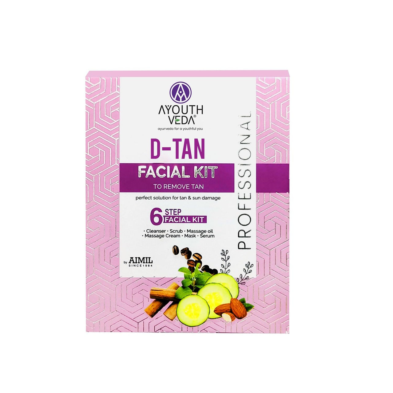 Ayouthveda D-Tan Facial Kit | Tan Removal Facial Kit | TAN Removal & Skin lightening Facial kit -40g
