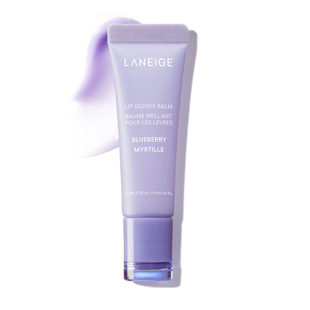 Laneige Lip Glowy Balm | Moisturizing Lip Treatment with Vitamin C + Shea Butter for Soft, Smooth and Glowing Lips | Korean Lip Balm For Dry Chapped Lips |Intense Hydration| BlueBerry |10Gm