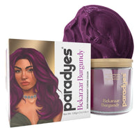 Paradyes Top-up Semi-permanent Bekaraar Burgundy DIY Conditioner Based Hair Colour, 120 gm