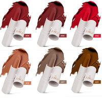 Juice Kiss Sensation Lipstick with Goodness of Bio Retinol & UV Protection, Pack of 6 (Red Carpet - M02, Marooned - M05, Merlot - M07, Party Pink - M10, Browned - M17, Balmy Brown - M19)