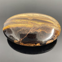 Truewon Natural Healing Crystal Chakra Reiki Polished Love Oval Pocket Worry Stone Crystals for Anxiety Stress Relief Therapy (Yellow Tiger's  Eye) Yellow Tiger's  Eye