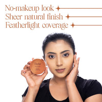DAZLLER Loose Compact Powder for All Skin Type, for Setting Makeup, Featherlight Sheer Finish, Oil-Control, Added Sunscreen, 30G-Sunset R41, Brown
