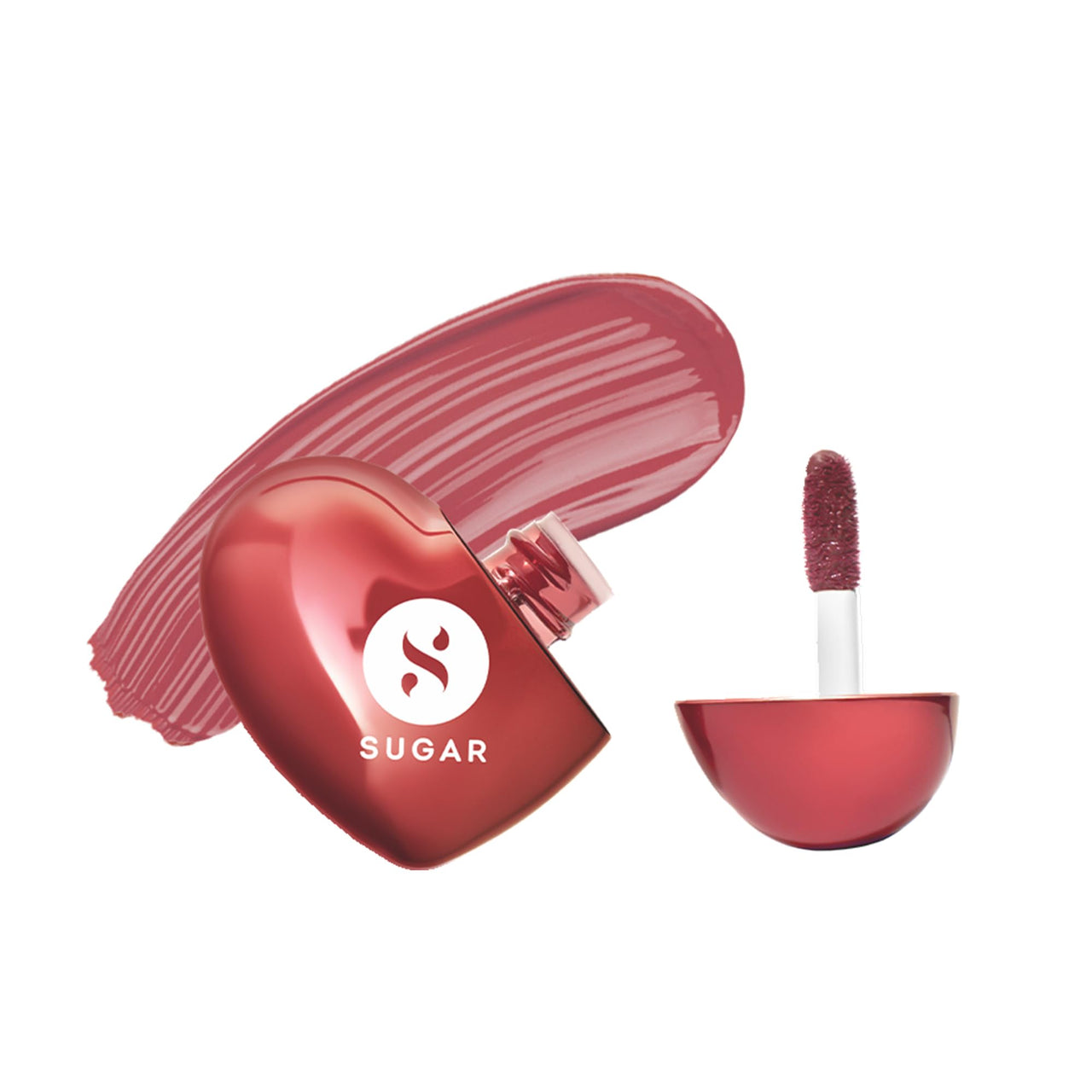 SUGAR Cosmetics LA LA Love Matte Liquid Lipstick | Lasts 18Hrs | Transferproof & Waterproof | 5ml | 08 Peach Passion