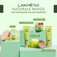 Lakmé 9 to 5 Naturale Aloe Aqua Gel, With Aloe Vera And Glycerine, Lightweight, Non Sticky, For Hydrated And Moisturized Skin, 50 g