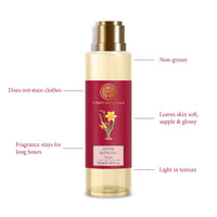 Forest Essentials After Bath Oil Nargis | Ayurvedic Scented Natural After Shower Oil | For Nourished & Moisturised Skin