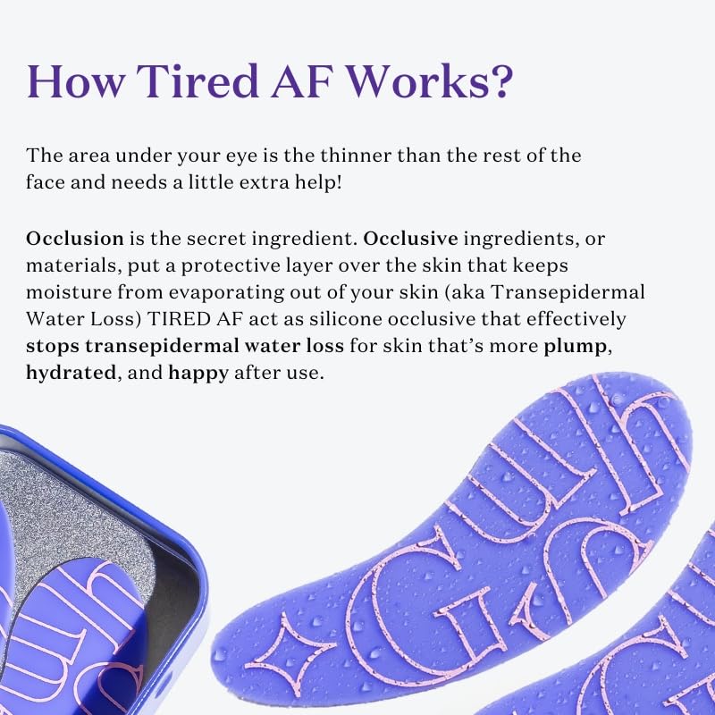 Gush Beauty Reusable Under Eye Patches - 100% Medical Grade Silicone Patches | Treats Dark Circles Fine Lines And Wrinkles |