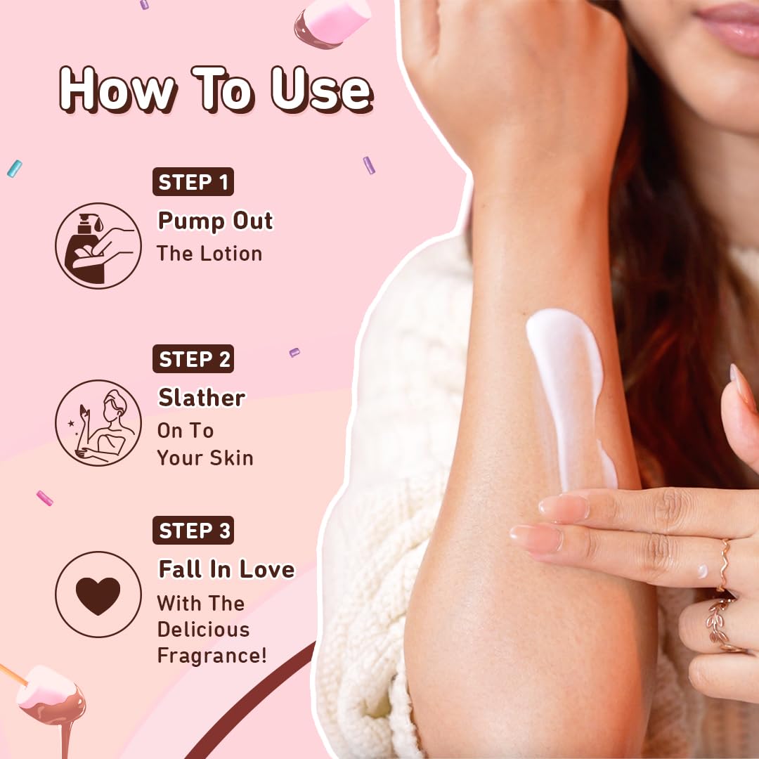 Plum BodyLovin' Marshmallow Melt Body Lotion, Shea Butter & Vitamin B5 For Deep Moisturization, Non-Greasy, Soft & Glowing Skin, For Dry to Very Dry Skin, Cozy Cocoa Marshmallow Fragrance (400 ml)