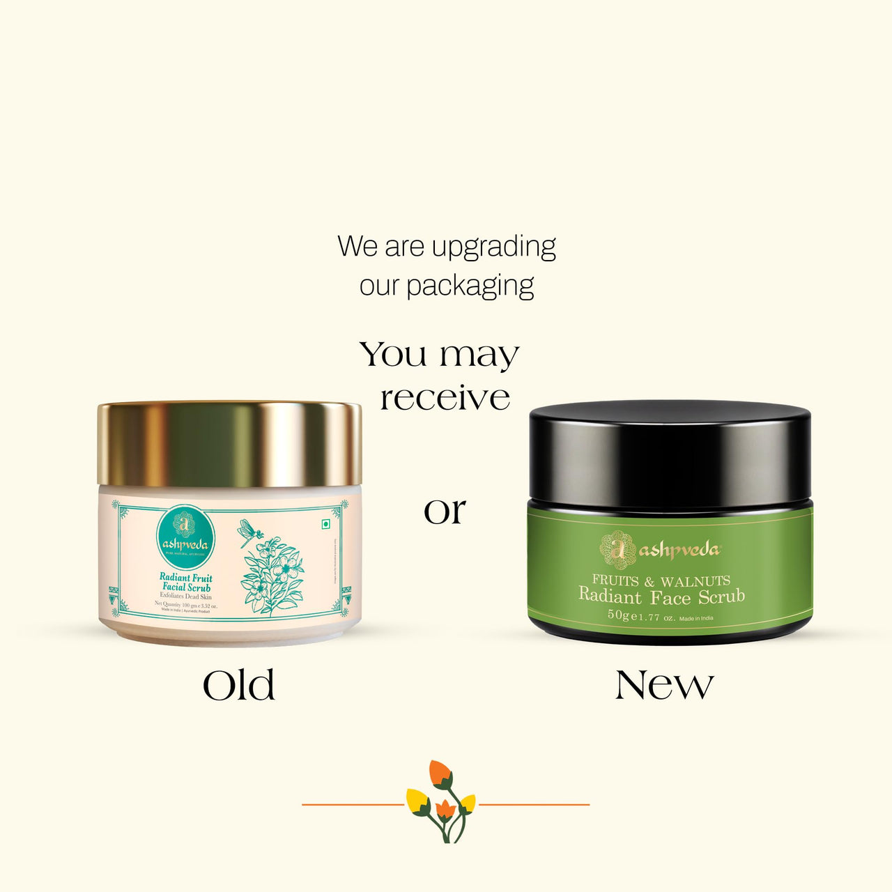 Ashpveda Fruit Face Scrub (Date and Walnut) Face Scrub for Deep Exfoliation | Helpful for Dead Skin, Smooth and Clear Complexation and Tan Removal | Hydrating & Exfoliating For Women and Men (50gm)