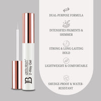 Lakyou Beauty 2 Way Gel, Eyeshadow Pigment Fixer and Eyelash Glue (8 ml)