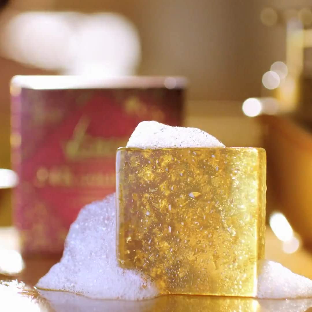 VCare 24K Gold bath Soaps for women| Skincare Moisturizing Beauty Bathing Soap Bar | With 24K Gold & Soy Protein | Softer Skin | All Skin Types (Pack of 2) 125 g