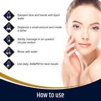 Oceglow Intense Hydration Face Wash for Acne Prone Skin, 1.8% Salicylic Acid with Hyaluronic Acid | Pore & Dark Spots Clearing Face Wash for Women & Men - 75ml