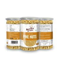 Berries And Nuts Premium Pine Nut Kernels | Chilgoza Magaz Giri, Giri Magaz | 200 Grams | 1 Bottle of 200 Grams