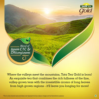 Tata Tea Gold 250 gram, Assam Teas With Gently Rolled Aromatic Long Leaves, Rich & Aromatic Chai, Black Tea, Loose Leaves