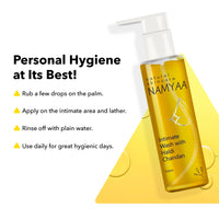 Namyaa Haldi Chandan Intimate Hygiene Wash | With Germ and Odour Protection | pH Balanced 100g