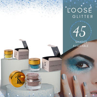 Loose Glitter Eyeshadow Powder Shiney Glitter (Rosewood)