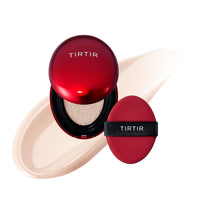 TIRTIR Mask Fit Red Cushion Foundation, Full coverage, Skin fit, Satin Glow Finish, Korean Cushion Foundation #13C FAIR, 4.5g