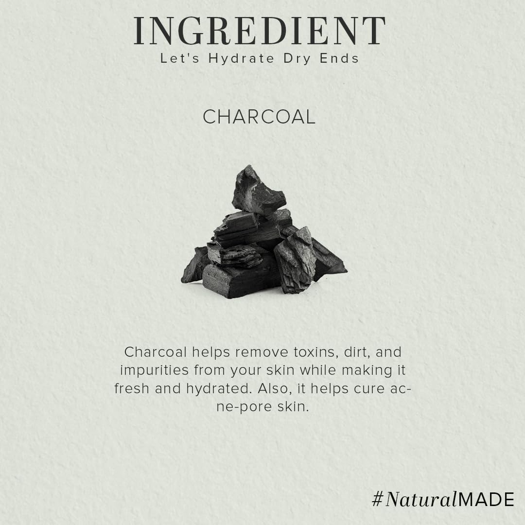 Khadi Natural Charcoal Soap |Deep Cleansing | Purifying | Oil Control | 125g (Pack of 4)