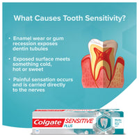 Colgate Sensitive Plus Toothpaste, Tooth Paste With Pro Argin Formula for Sensitivity Relief, 140gm (Combo Pack Offer)