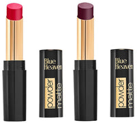 Blue Heaven Powder Matte -Scarlet Kiss RM01 & Blue Heaven Powder Matte-Ruby Glow Rm03