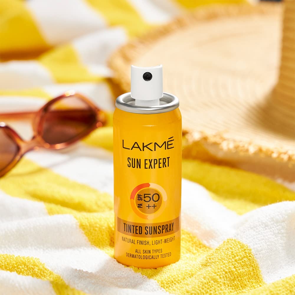 Lakmé Sun Expert Tinted PA SPF50++ Spray, Ultra Light, for Oily and Dry Skin, 50ml