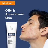 Fixderma Salyzap Lotion Night time, with Salicylic Acid Helps in Moisture Balance, For acne scars, pimples, Unclogs pores, Exfoliator, Soothes redness, Suitable for Oily and Acne-Prone skin, 20ml