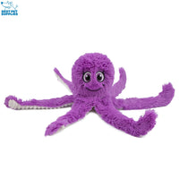 Best Pet Supplies OctoMutant Crinkle Plush Dog Toys for Interactive Play, Puppy and Senior Indoor Play, Soft Head Stuffing, Cute and Cuddly - Bundle (Fuchsia, Purple, Turquoise) Octomutant (Fuchsia, Purple, Turquoise) Large