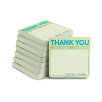 8-Count Knock Knock Thank You Sticky Note Pads, 3 x 3-inches, 100 Sheets Each