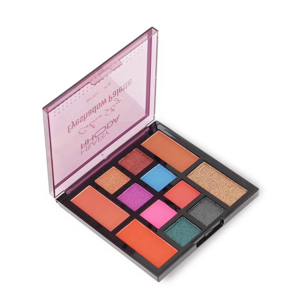Hilary Rhoda Colour Stay Eyeshadow Palette | 12 Shades | Highly Pigmented Eyeshadow Palette | Matte & Shimmer Finish | No Fallout Eyeshadow Palette | Blendable Eyeshadow Palette | 20g