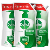 Dettol Liquid Disinfectant for Floor Cleaner, Surface Disinfection,Personal Hygiene & Liquid Handwash Refill - Original Germ Protection Hand Wash | Antibacterial Formula | 10x Better Germ Protection