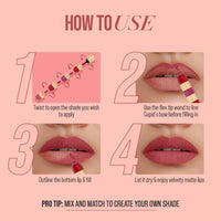 MyGlamm Super 4 Liquid Lipstick Stack - True Bolds (Red + Plum + Vermillion + Pink) | Lipstick Combo Of 4 | Non Transfer, Smudge Proof 4 in 1 Velvet Matte Lipstick (4.8ml)