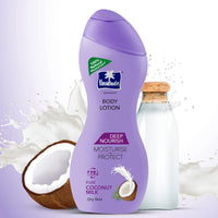 Parachute Advansed Deep Nourish Body Lotion for Women & Men, Dry Skin, 250ml (Pack of 2) | Pure Coconut Milk, 100% Natural, 72h Moisturisation