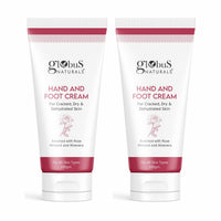 Globus Naturals Nourishing Hand & Foot Cream, Enriched with Rose & Anantmool, For Nourished, Moisturised Hands & Feet, Suitable for All Skin Types 100 gms (Pack of 2)