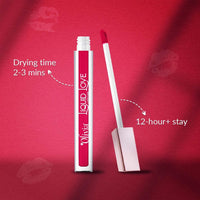 Oliva Liquid Lipstick, 12HR Long-lasting Matte Lipstick, Non Transfer, High Coverage, Water & Smudge Proof, Light Weight & Cruelty-Free - 2ml (Shock me Pink 7)