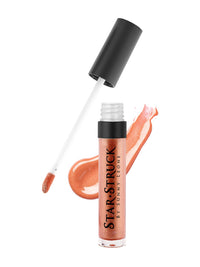 STARSTRUCK BY SUNNY LEONE Glossy Liquid Lip Color, Shimmer Orange | Highly Pigmented, Hi-Shine & Non-Sticky Formula | Lip Gloss For Girls, Women | Stardust
