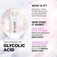 L'Oreal Paris Glycolic Bright Day Cream with SPF 17, 50ml & L'Oreal Paris Glycolic Brightening Serum 30ml