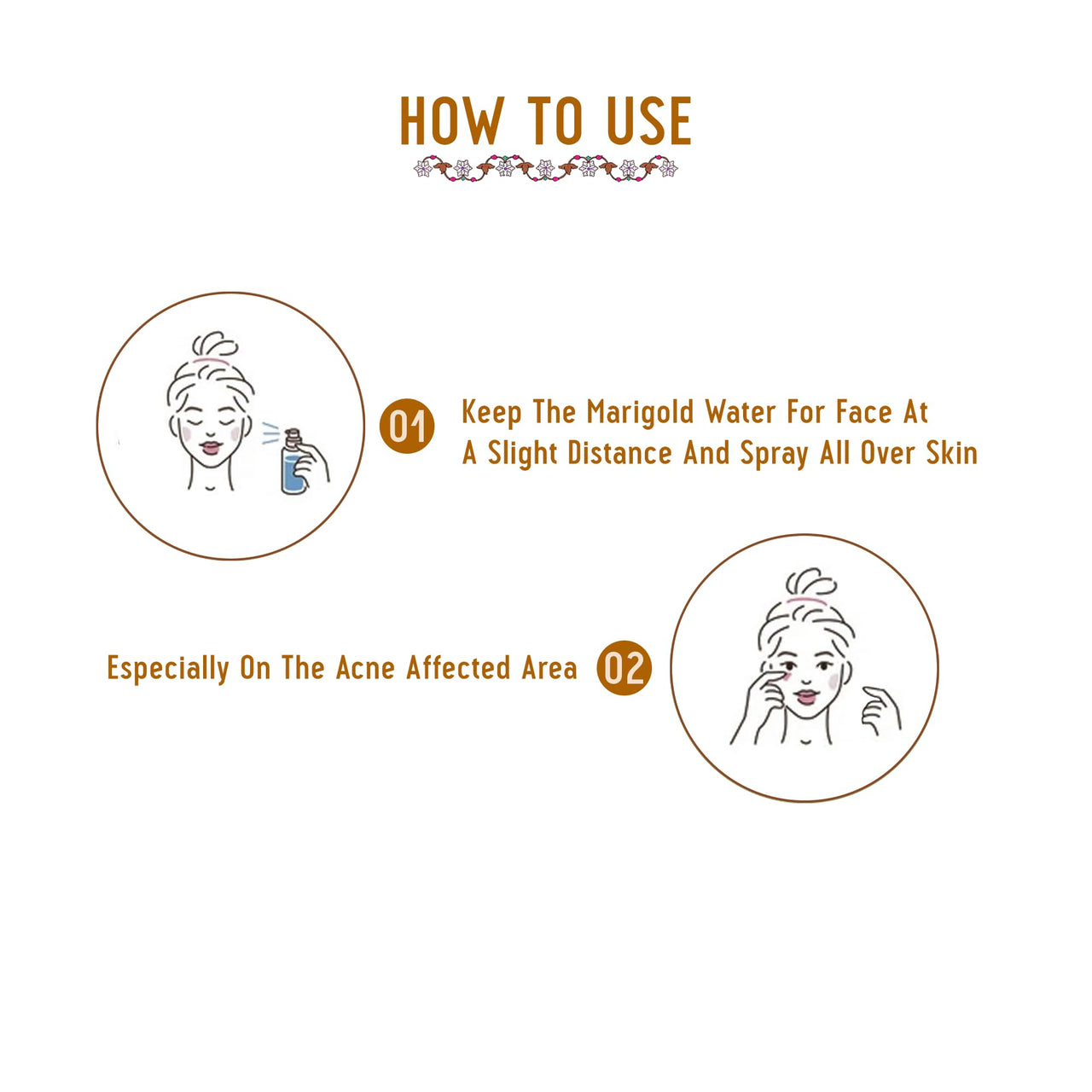 AVIMEE HERBAL Sunehri Pure Marigold Water | For Acne Prone Skin | With Calendula Extracts | 110 Ml, Pack of 1