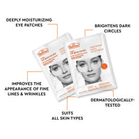 The Face Shop Dr.Belmeur Derma Collagen Eye Patches, Dermatologically Tested Hydrogel Eye Patches, Cooling Under Eye Mask, 1 Count