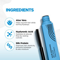 BBLUNT Hair Finishing Gel Stick for Sleek & Clean Hairdo - 10ml|Tames Frizz & Flyaways | Lightweight & Non-Sticky | Leaves No Residue | Suits All Hair Types