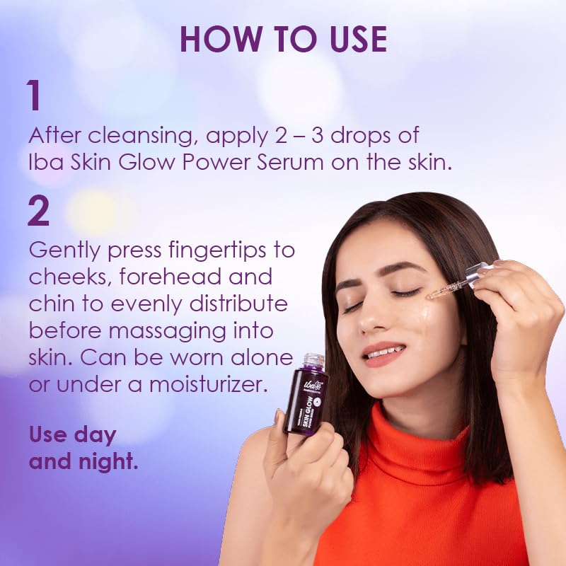 Iba Advanced Activs Youth Preserve Skin Glow Power Serum 30ml with Vitamin C Serum For Glowing Skin (15% Vitamin C Extracts) | Fades Dark Spots | For Uneven & Dull Skin | Quick Absorbing
