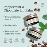 Lip Balm Assorted (Pack of 3), Lip Stack | Blood Orange & Rosehip, Vanilla Bean, Peppermint & Chocolate
