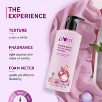 Plum Onion and Biotin Shampoo for Hairfall Control | Paraben Free | Enriched with Onion Extract, Biotin, D-Panthenol | Boosts Scalp Health | 250 ml