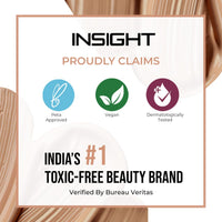 INSIGHT Cosmetics Ultra-Thin Second Skin Long Wear Liquid Matte Foundation For All Skin Types| Waterproof Full Coverage Long Lasting | Light Oil Free Face Makeup| 20Ml(FD28-03), Pack Of 1