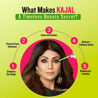 Daily Life Forever52 Amazonic Black Kajal (3pcs) 24Hr Long Stay | One Stroke Smooth Glide | Waterproof, Smudgeproof & Fadeproof | Intense Matte Finish - Safe for Eyes