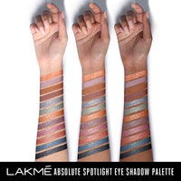 Lakmé Glitterati Chroma Chic Eye Shadow Powder Velvet Palette|| Stilettos|| 12 g, Multicolor